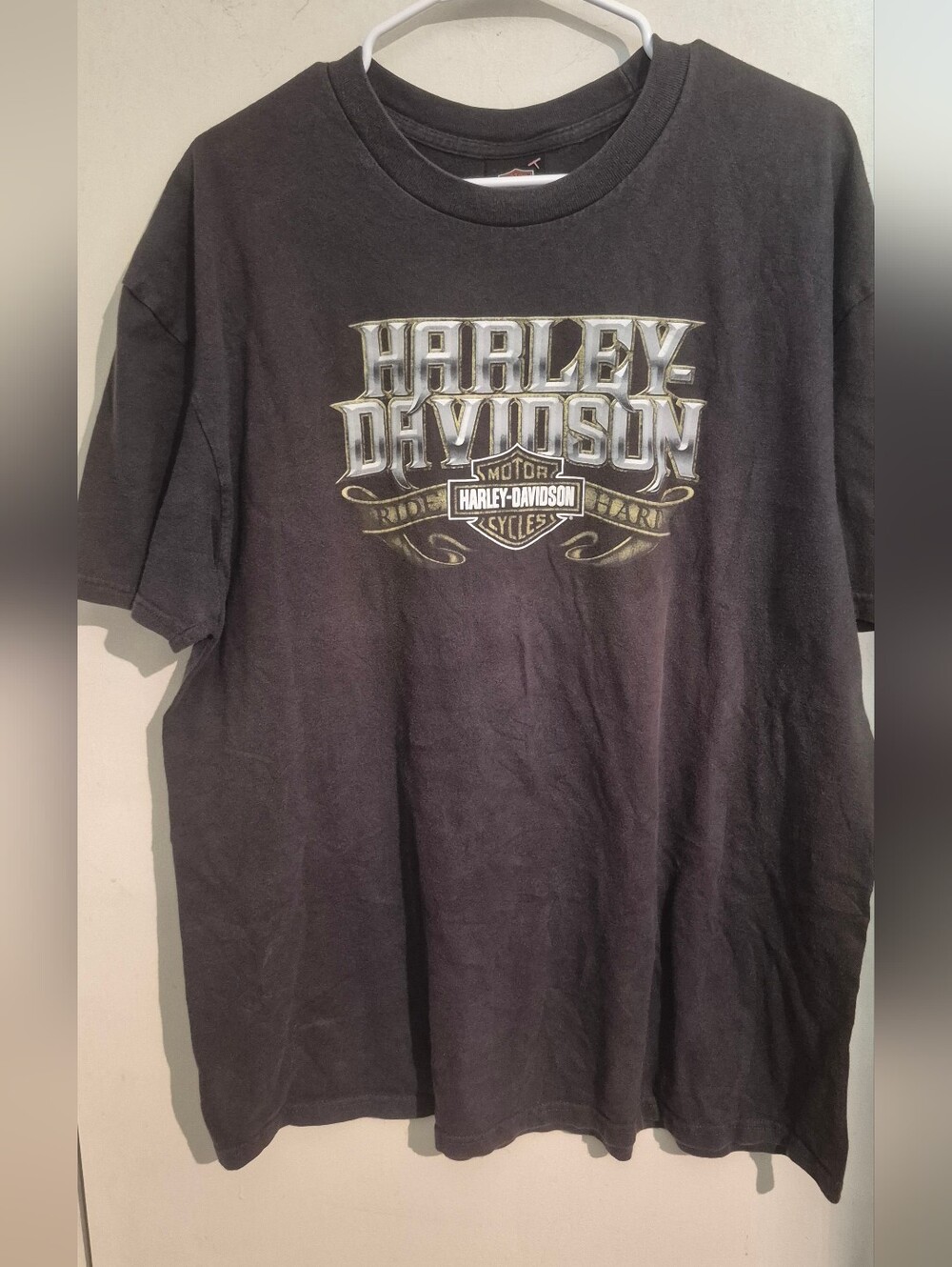 Harley-Davidson Gray Short Sleeve Logo T-Shirt  Sz.2XL